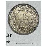 1903 Switz 1 Franc