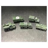 5 Vintage Lesney Military Vehicles
