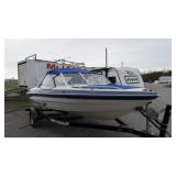 1988 GLASTRON BOWRIDE C-19 19.5' BOAT & EASY LOAD