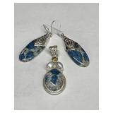 Sterling 925 Silver K2 Jasper with Citrine