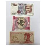 3 X European Bank Notes