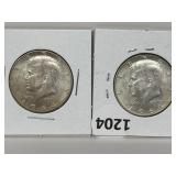 2 X 1964 Us A  50 Cent - Jfk