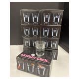 Absolut Shot Glasses - 9 Boxes of 6
