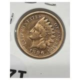 1896 U S A 1 Cent Indian Head