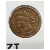 1899 U S A 1 Cent Indian Head F+