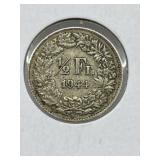 1944 Switz  1/2 Franc