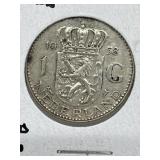 1958 Neth 1 Gulden