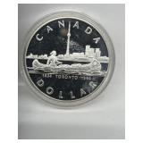 1984 Cdn Silver Dollar - Commem