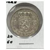 1957 Neth 1 Gulden