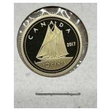 2017 Cdn 10 Cents Silver Proof