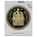 2017 Cdn 50 Cents Silver Proof
