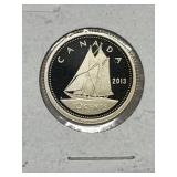 2013 Cdn Silver 10 Cents Proof