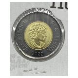 2022 Cdn Toonie - Black Rim