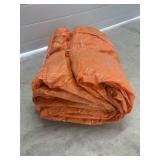 Orange Tarp, approx 20 ï¿½ x 30 ï¿½