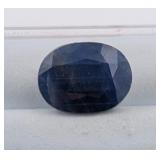 $8,000 Appraisal - 7.9 ct Cert. Blue Sapphire