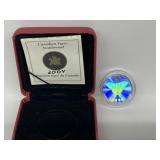 2004 Cdn Silver 'swallow Tail' 50 Cent