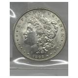 1897 U S A Silver Dollar