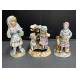 3 Conta & Boehme Antique Figurines - Note Chips
