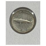 1967 Cdn 10 Cent