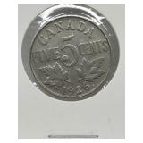 1926 Cdn 5 Cent