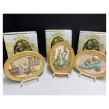 3 Beatrix Potter Wall Hangings With Boxes