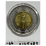 2020 Cdn Toonie- Victory