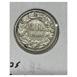 1940 Switz 1/2 Franc