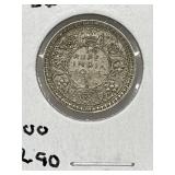 1945 India 1/4 Rupee
