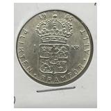 1965 Sweden 1 Krona