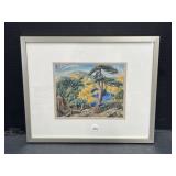 Arthurs Lismer ' Bright Land ' with Certificate