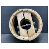 Antique Split Pulley Wheel