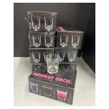 Absolut Shot Glasses - 8 Boxes of 6