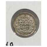 1937 Neth 10 Cents