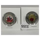 2 X Cdn Toonies-2022 50th Anniv Summit Series +