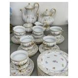 Dresden Dessert Set - Coffee Pot, Teapot, Cream,