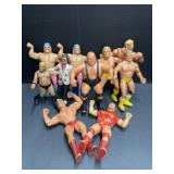 Assorted Vintage WWF 1980s Action Figures