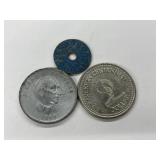 Cdn War Meat Ration Token, 1968 P E Trudeau