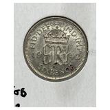 1942 G B 6 Pence