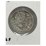1912 G B 3 Pence