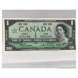 1967 Cdn 1 Dollar Bill - Centennial