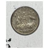 1942 Australia 6 Pence