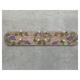 Hand Painted Coat Rack, 9 x 49 '