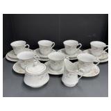 Teacups & Saucers, Side Plates, Creamer &