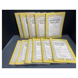 1934 National Geographic Magazines - 11 Issues