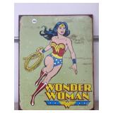 Metal Wonder Woman Sign - Reproduction
