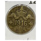 1916 German 20 Heller