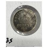 1867 France 20 Cents