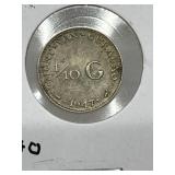 1947 Neth 1/10 Gulden