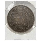 1901 Cdn Large Penny