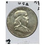 1957d U S A 50 Cents